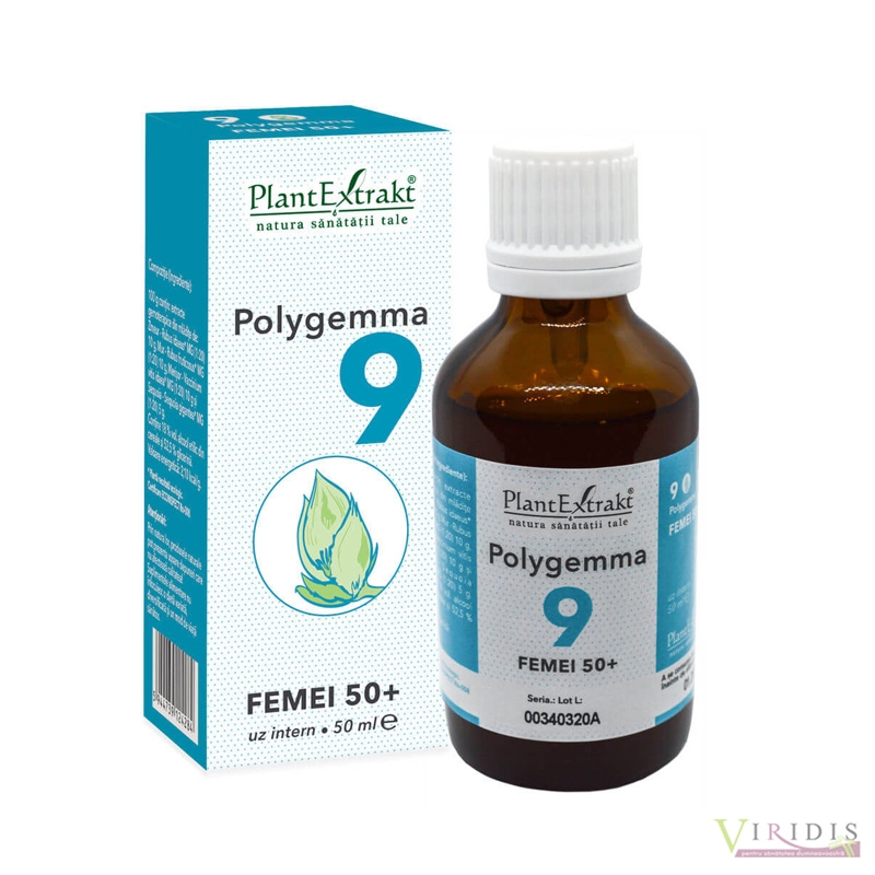 Polygemma 9- Femei 50+, 50ml