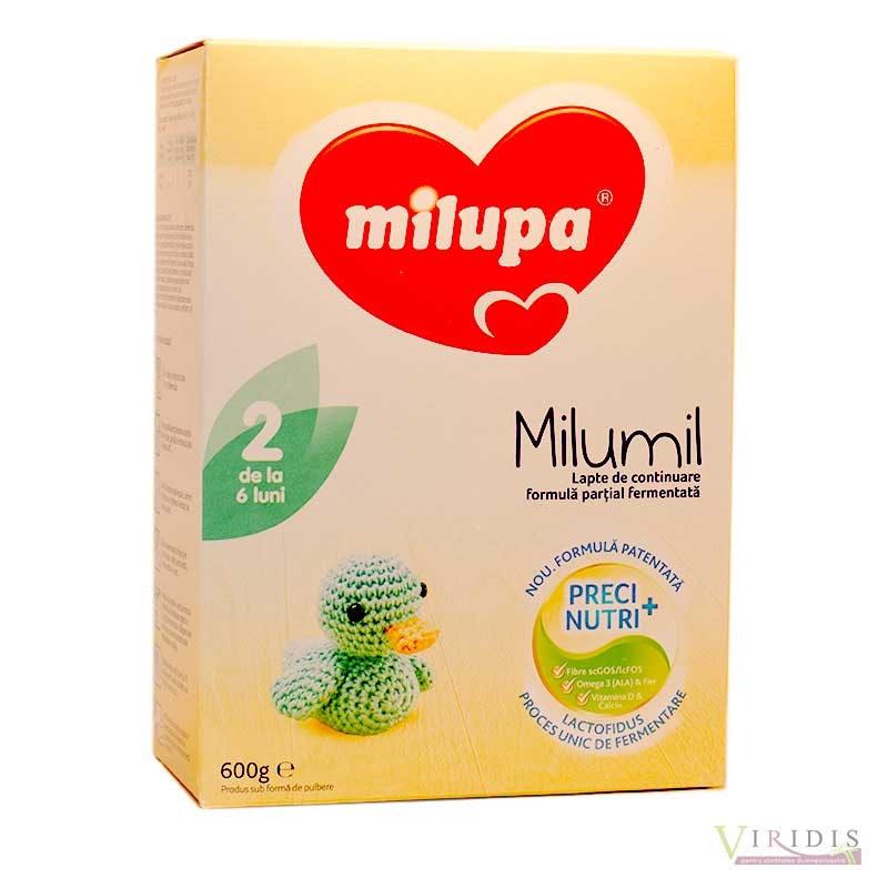 Lapte Praf, Milupa, Milumil 2, 600gr, de la 6 luni
