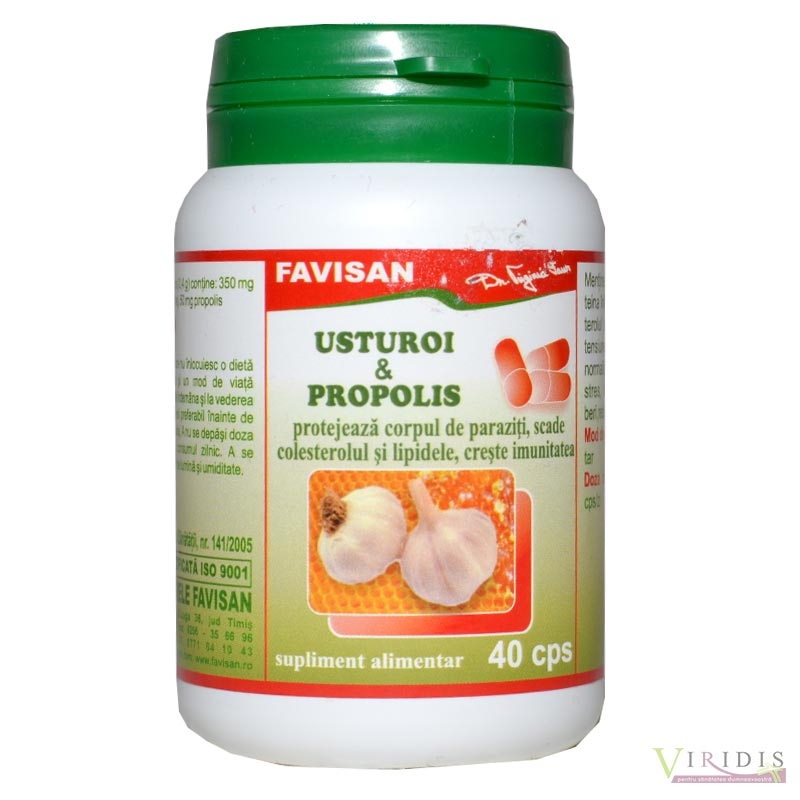 Usturoi Si Propolis x 40 Capsule