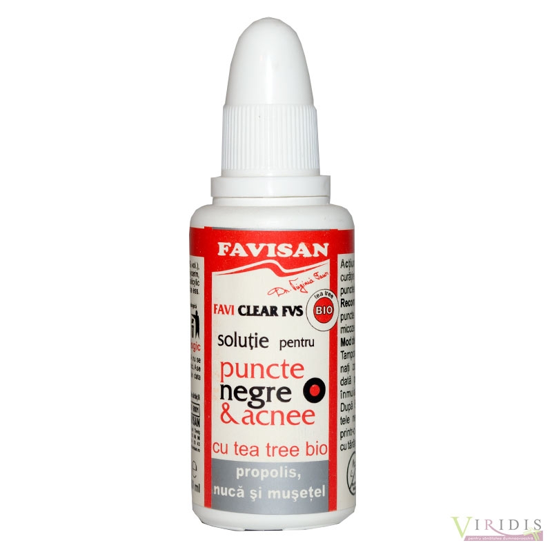 Faviclear Sol Pt.puncte Negre Si Acnee 30ml