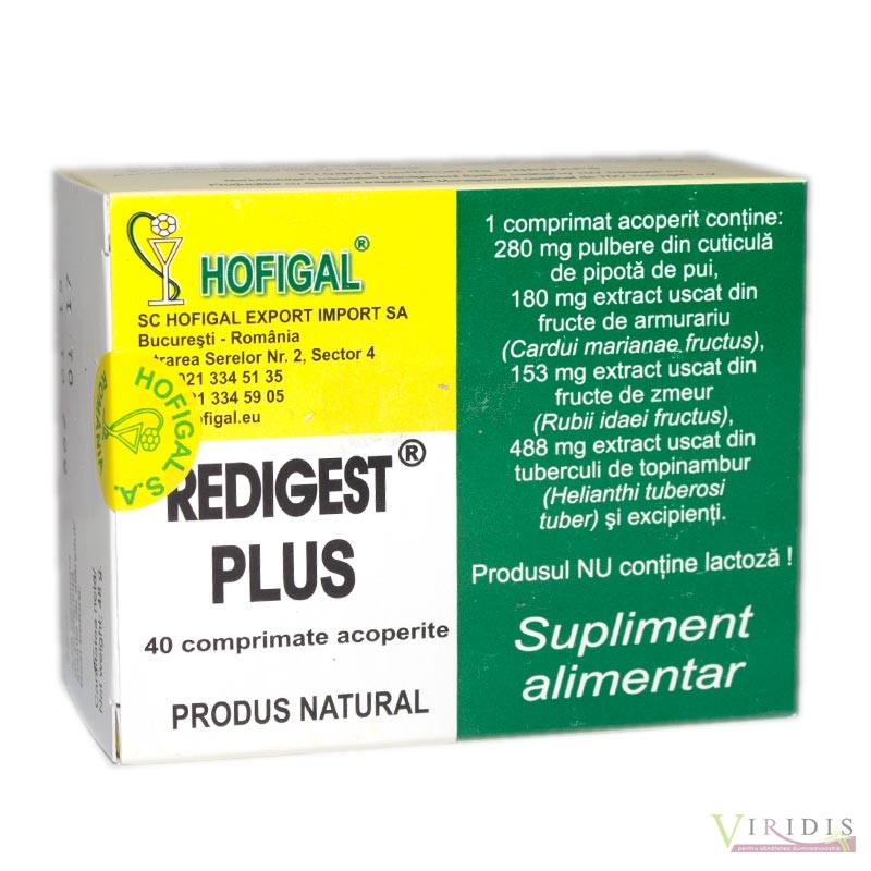 Redigest Plus x 40 Comprimate