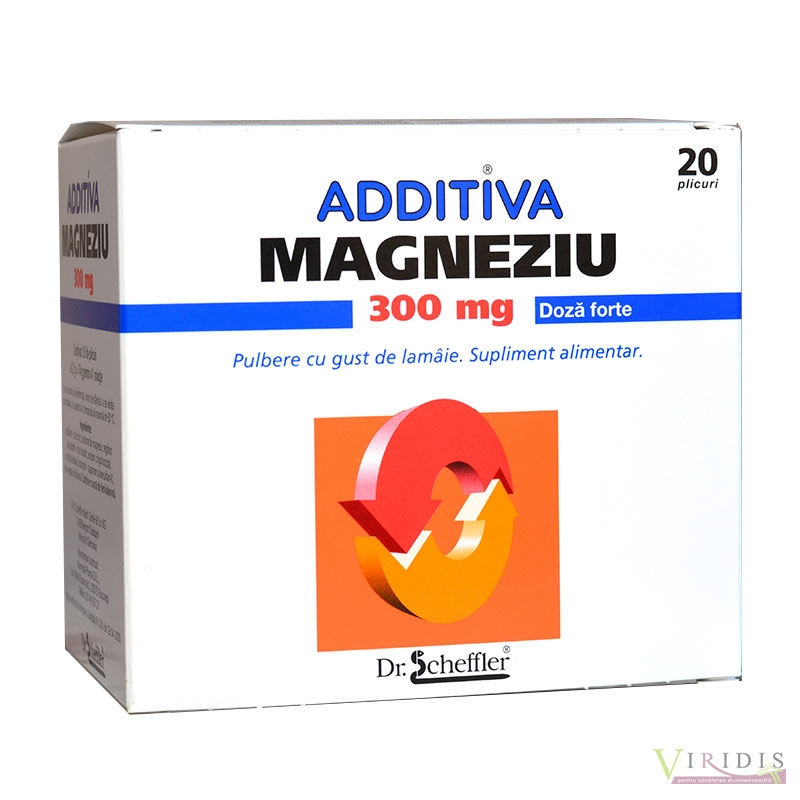 Magneziu 300mg Additiva x 20 Plicuri