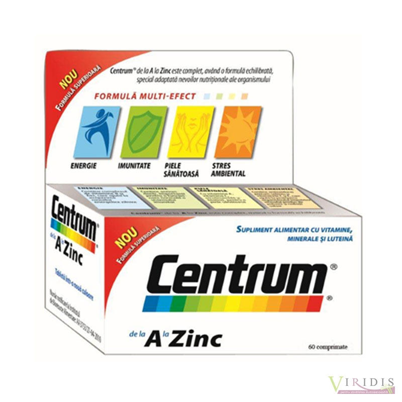 Centrum A - Zinc x 60 Comprimate