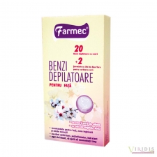  Benzi Depilatoare Pentru Fata x 20 Benzi FARMEC