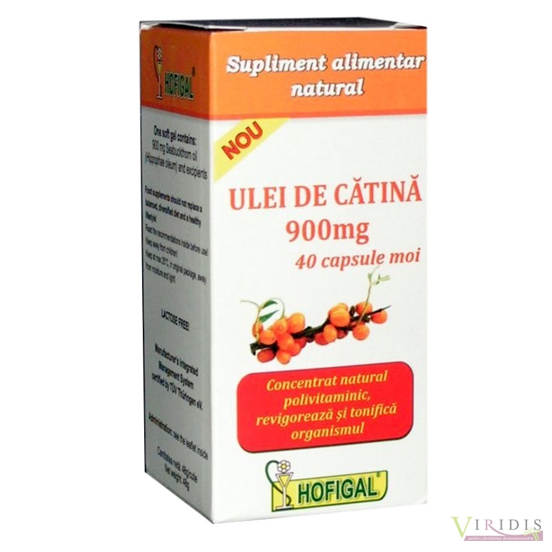 Ulei Catina 900mg x 40 Capsule moi